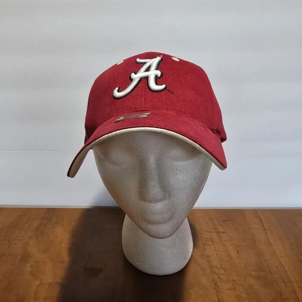 NEW HMI Headwear Alabama Crimson Tide Adjustable Strap Cotton A Frame Dat Hat OS